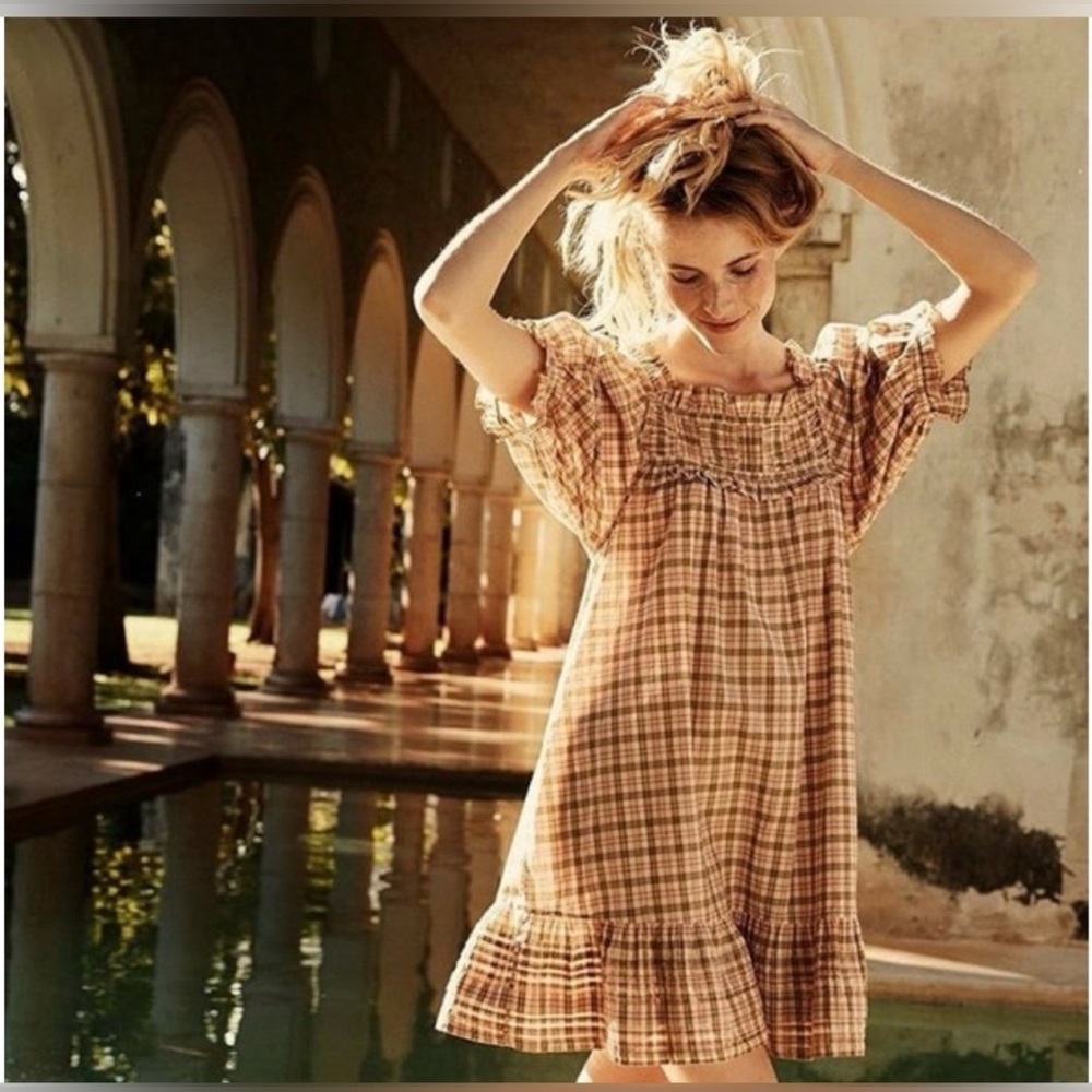 Doen Dôen Cadiz dress in Austen plaid Small - Picture 3 of 12